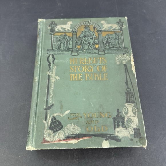 Other - Hurlbut's Story of the Bible Illustrated Stories 1904 Edition HC Book Rough